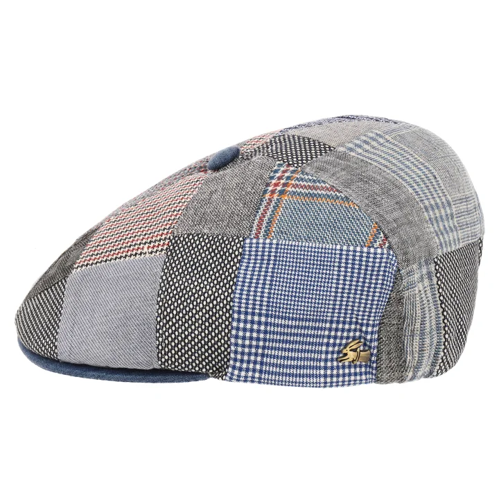 kaszkiet-gavroche-patchwork-niebieski