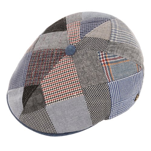 kaszkiet-gavroche-patchwork-niebieski