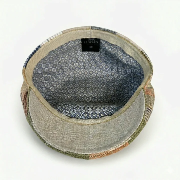 Flat Cap Patchwork Salmon