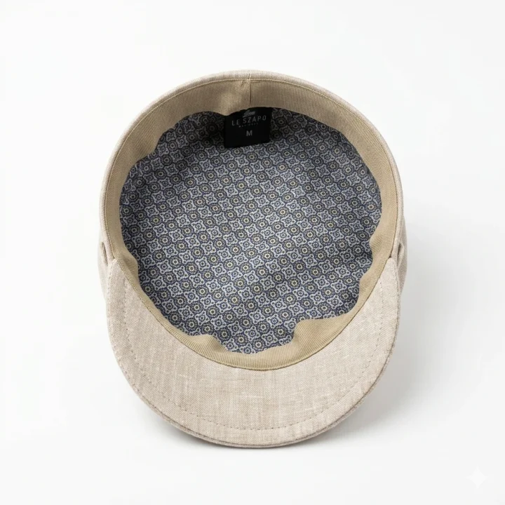 Le Szapo Sailor's Cap Len Jasny Beż