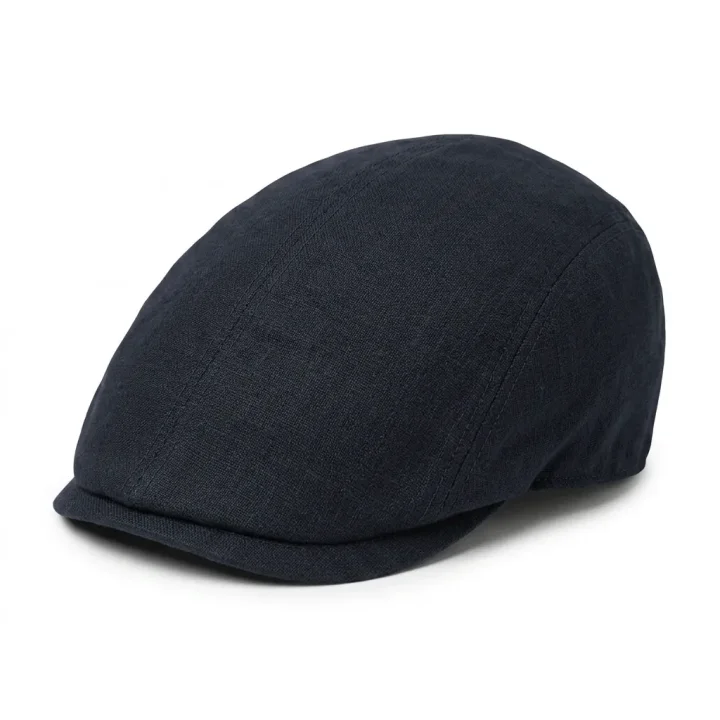 kaszkiet-flat-cap-jedwab-czarny-le-szapo