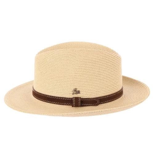 Le Szapo Summer Fedora Beige