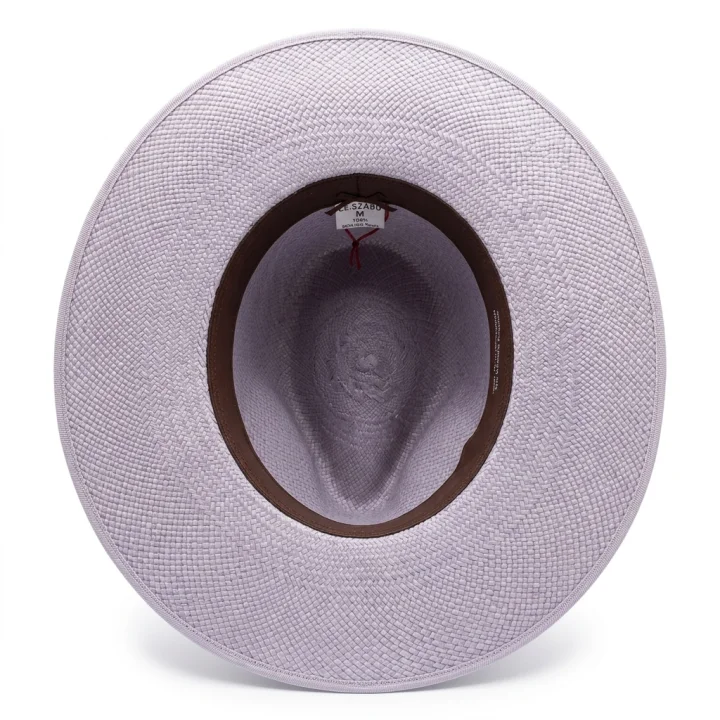 Le Szapo Panama Ladies Fedora Pastel Purple