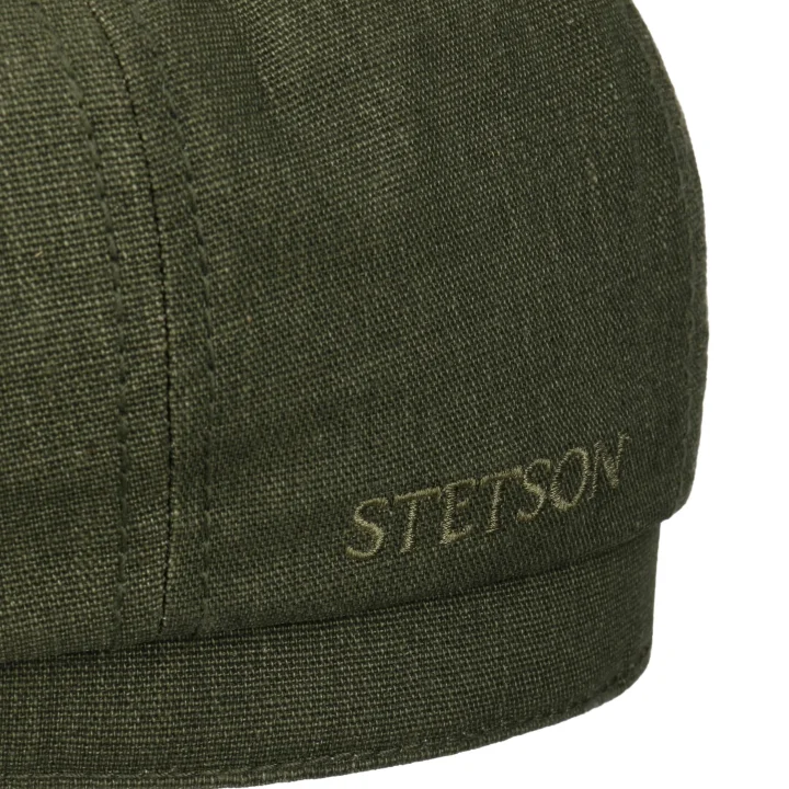 Stetson Hatteras Waxed Cotton/Linen Green