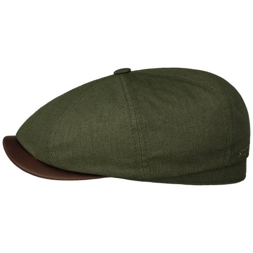 Stetson Hatteras Waxed Cotton/Linen Green