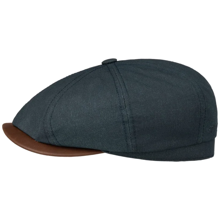 Stetson Hatteras Waxed Cotton/Linen Navy