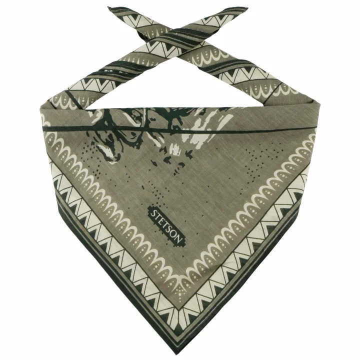 Stetson Bandana Last Drop Oliwkowa