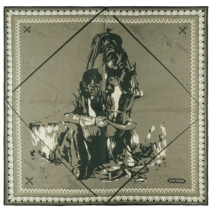 Stetson Bandana Last Drop Oliwkowa