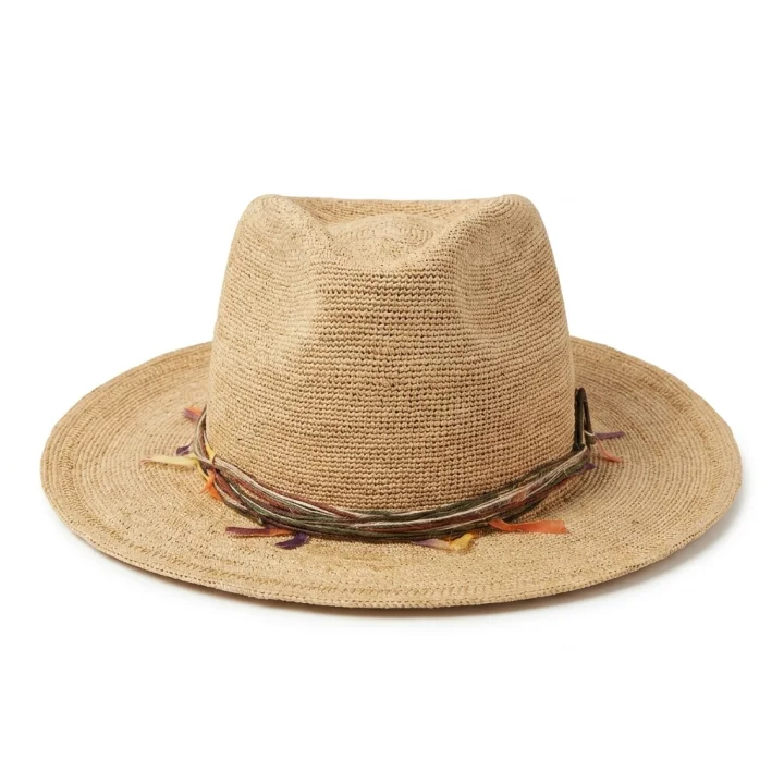 Le Szapo Fedora Raffia Extra Fino Boho