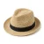 Le Szapo Straw Trilby for Kids Navy Ribbon