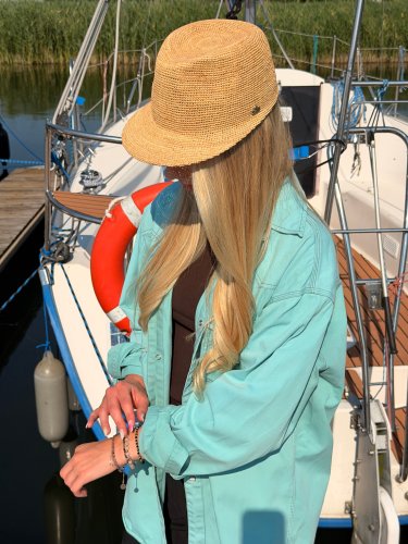 Le Szapo Raffia Cap