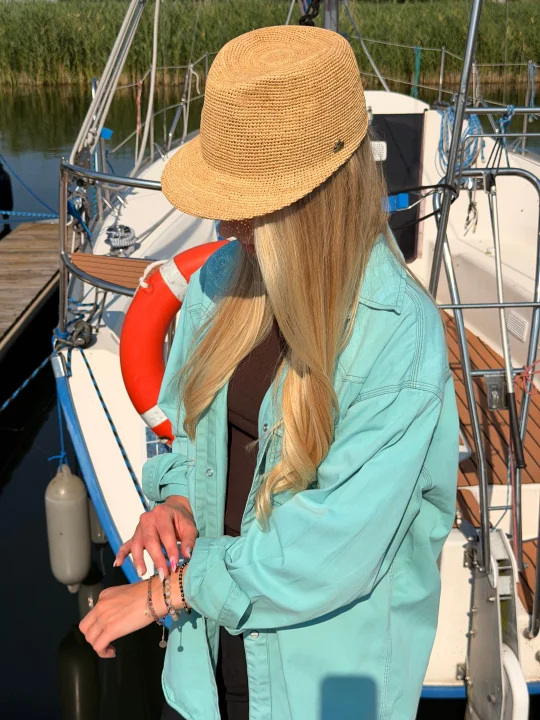 Le Szapo Raffia Cap