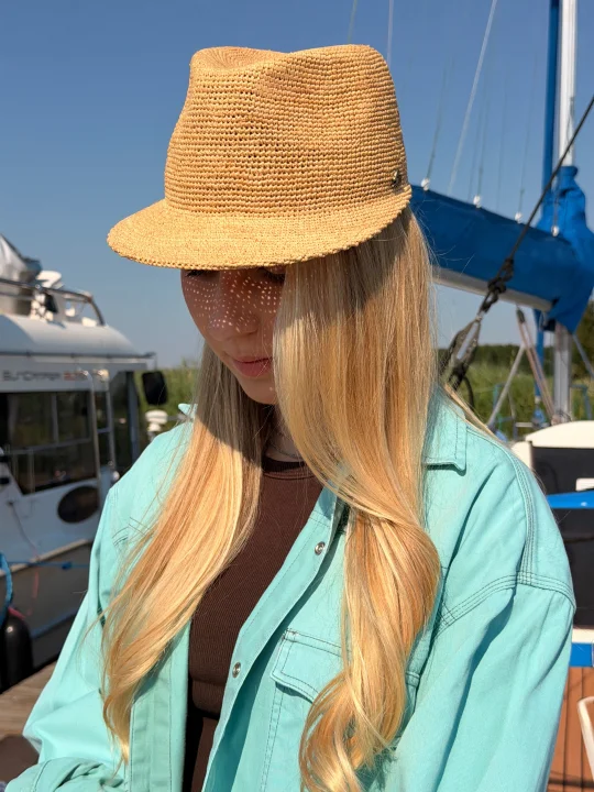 Le Szapo Raffia Cap