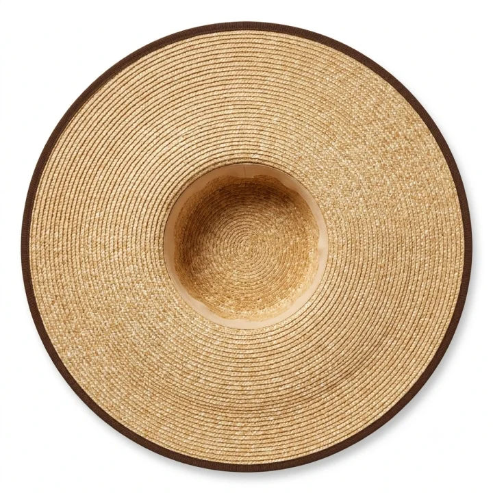 Le Szapo Premium Hat Straw Burro Ribbon