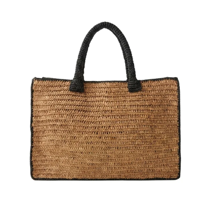 Torba Raffia Latte
