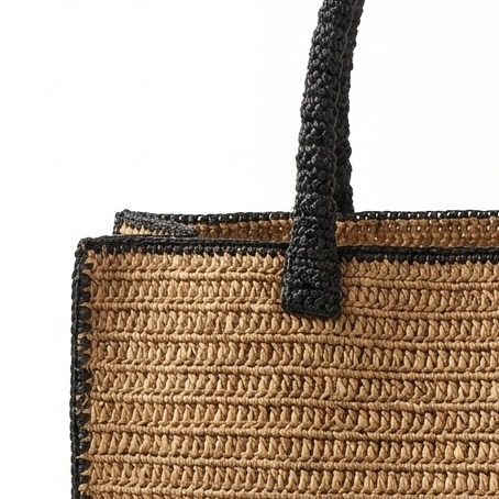 Torba Raffia Latte