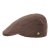 Flat Cap z Nausznikami 100% Kaszmir Brązowy