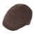 Flat Cap z Nausznikami 100% Kaszmir Brązowy