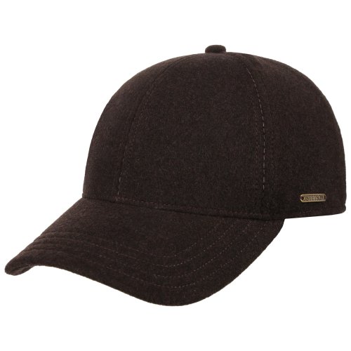 Stetson Baseball Cap Wool/Cashmere EF Brown