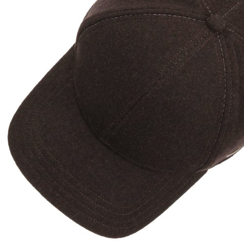 Stetson Baseball Cap Wool/Cashmere EF Brown