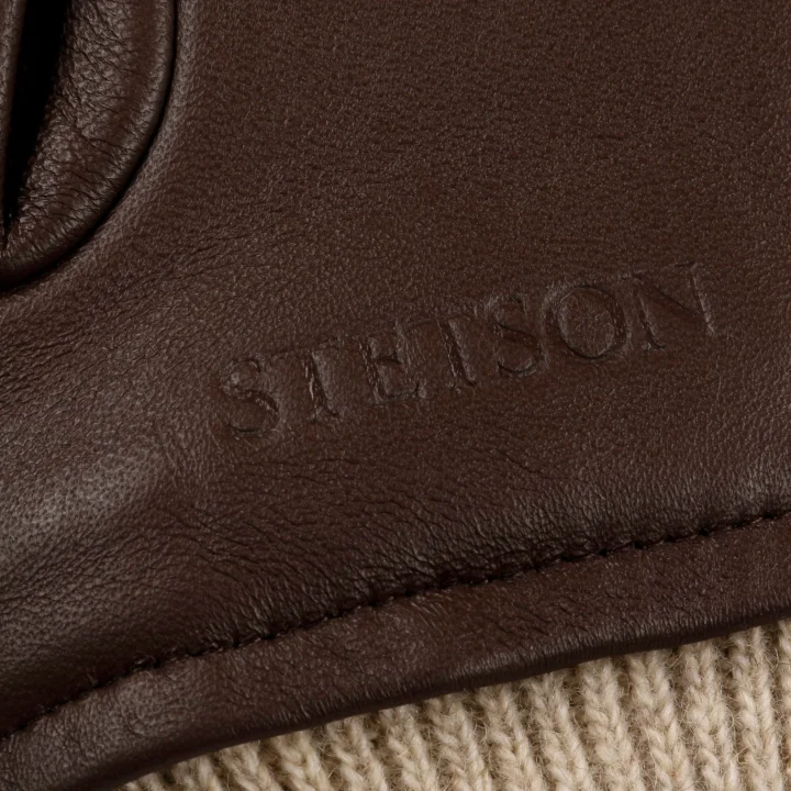 Stetson Gloves Sheepskin Conductive Brown