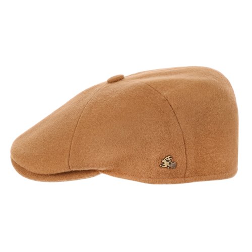 Gavroche z Nausznikami 100% Kaszmir Camel