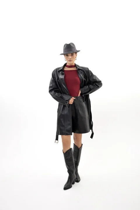 Le Szapo Trilby Szary Melange