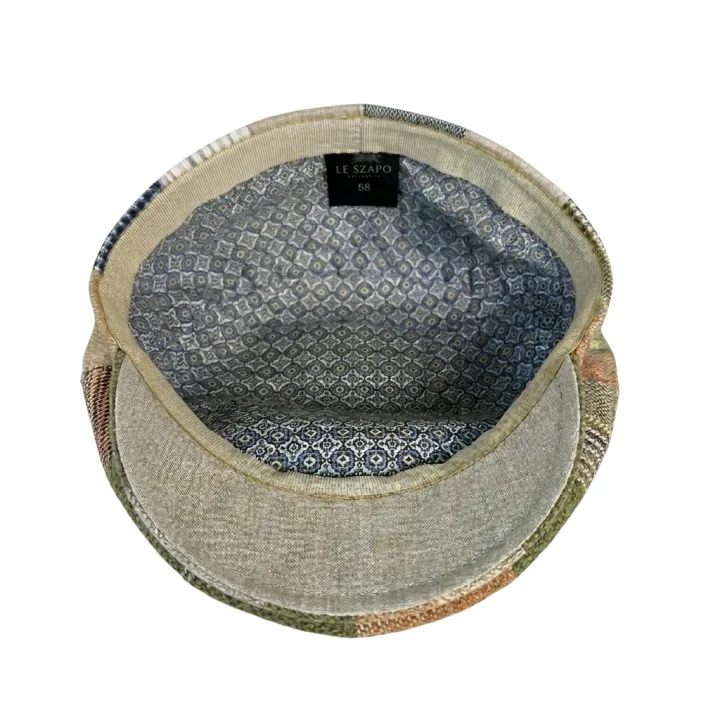 Flat Cap Patchwork Salmon