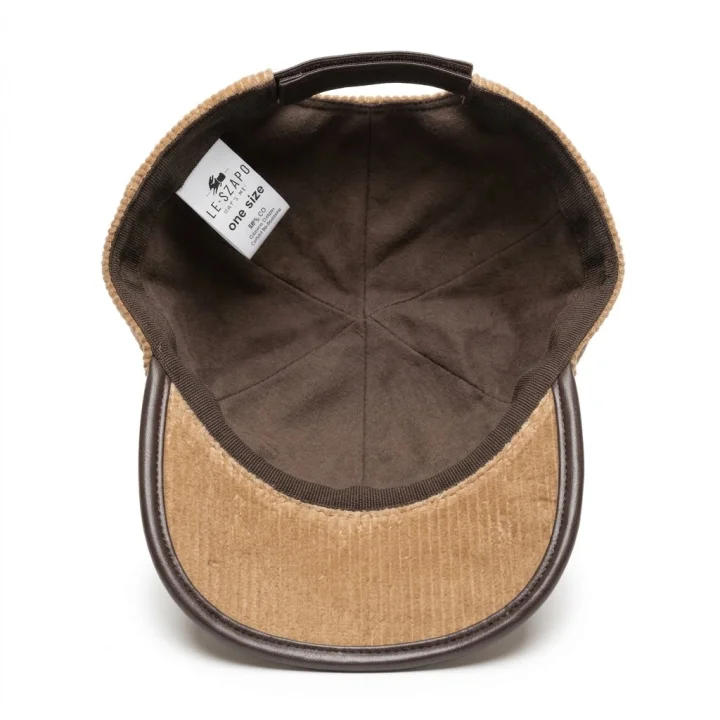 Baseball Cap Corduroy Beige