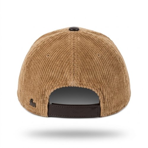 Baseball Cap Sztruksowy Beżowy