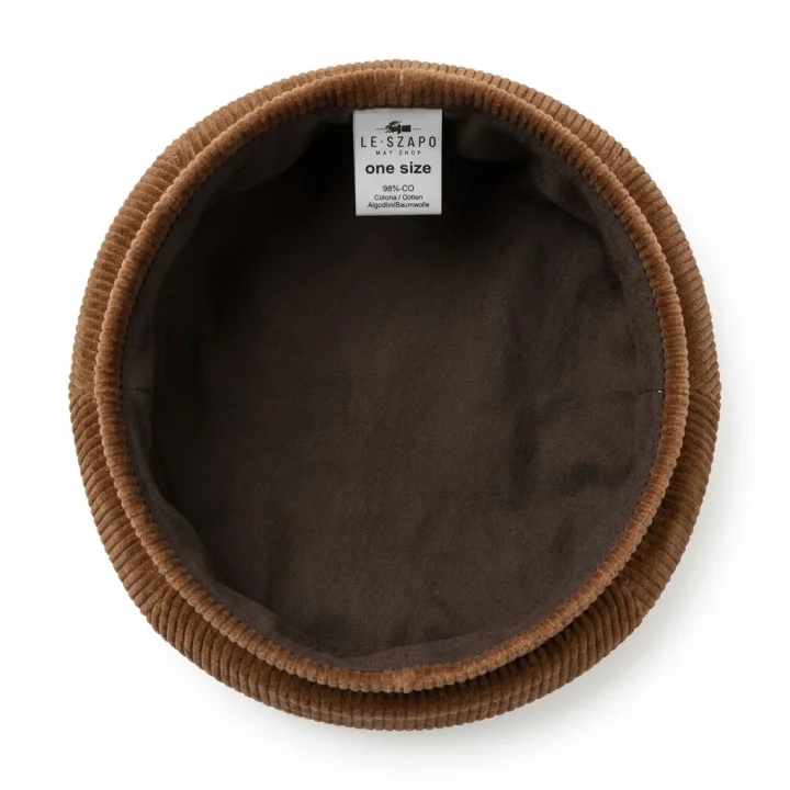 Beret Corduroy Beige