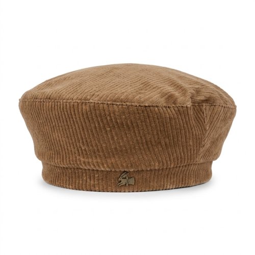 Beret Sztruksowy Beżowy