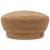 Béret en velours côtelé beige