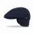 Navy Blue Oscar Flat Cap with Ear Flaps