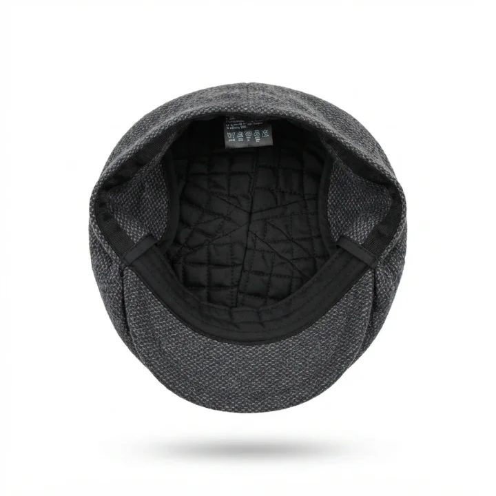 Casquette Oscar gris anthracite avec cache-oreilles