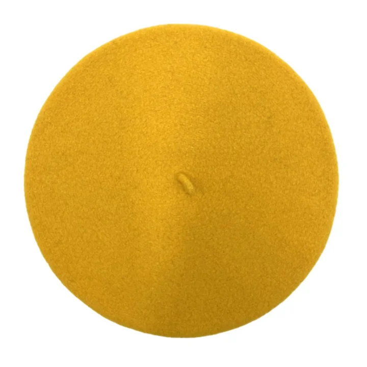 Beret Musztardowy