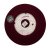 Burgundy Beret with Veil
