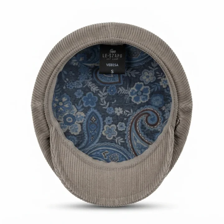 Sailor's Cap Velvet Beżowy