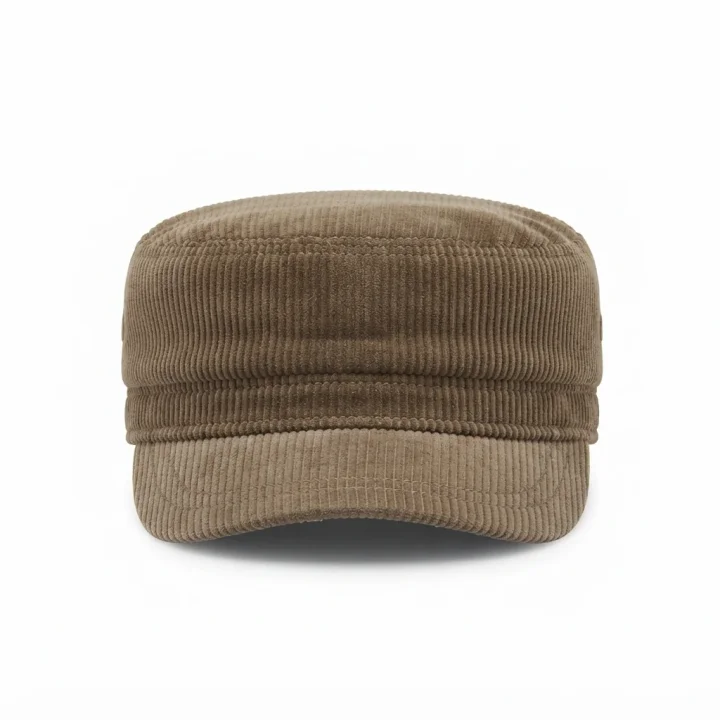 Sailor's Cap Velvet Beżowy