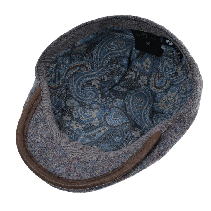 Gavroche en laine vierge Bleu marine