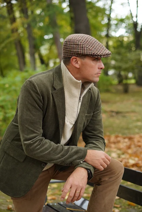 Flat Cap Harris Tweed