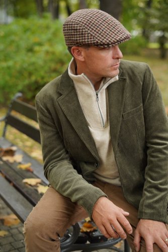 Flat Cap Harris Tweed