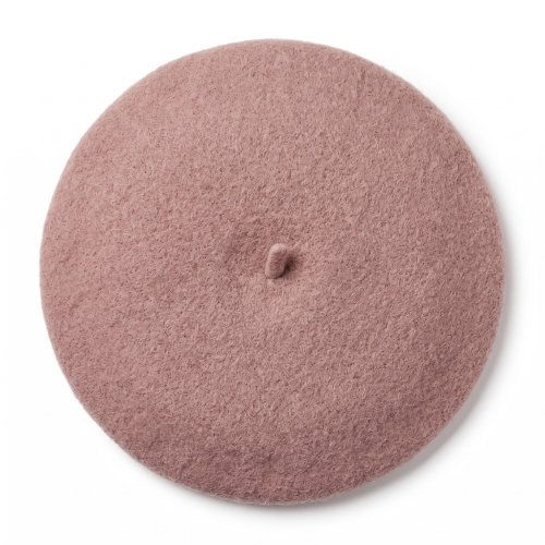 Beret z Woalką Różowy