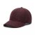 Baseball Cap Virgin Wool Bordowy z Nausznikami