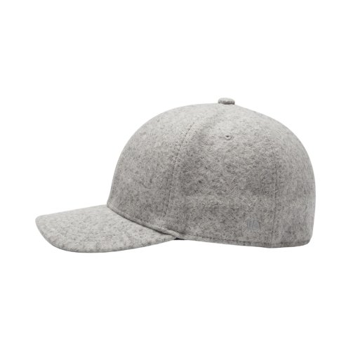 Baseball Cap Virgin Wool Szary z Nausznikami