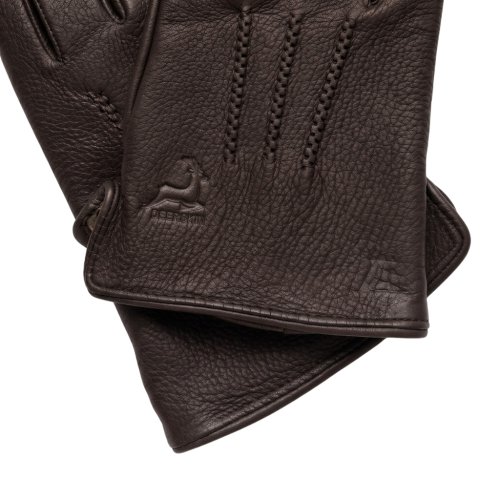 Rękawiczki Skórzane Deerskin Brown