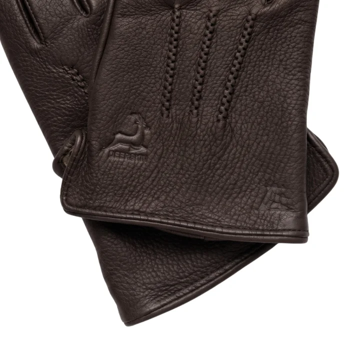 Rękawiczki Skórzane Deerskin Brown