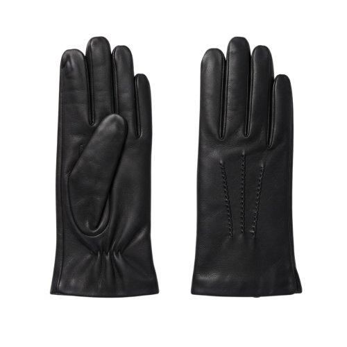 Rękawiczki Skórzane Classic Stitch Black