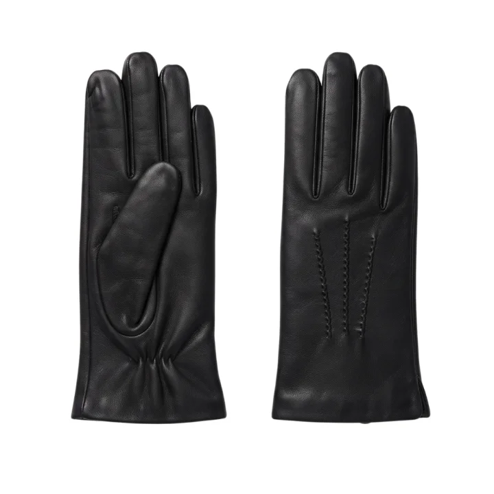 Rękawiczki Skórzane Classic Stitch Black