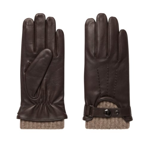 Brown Leather Gloves